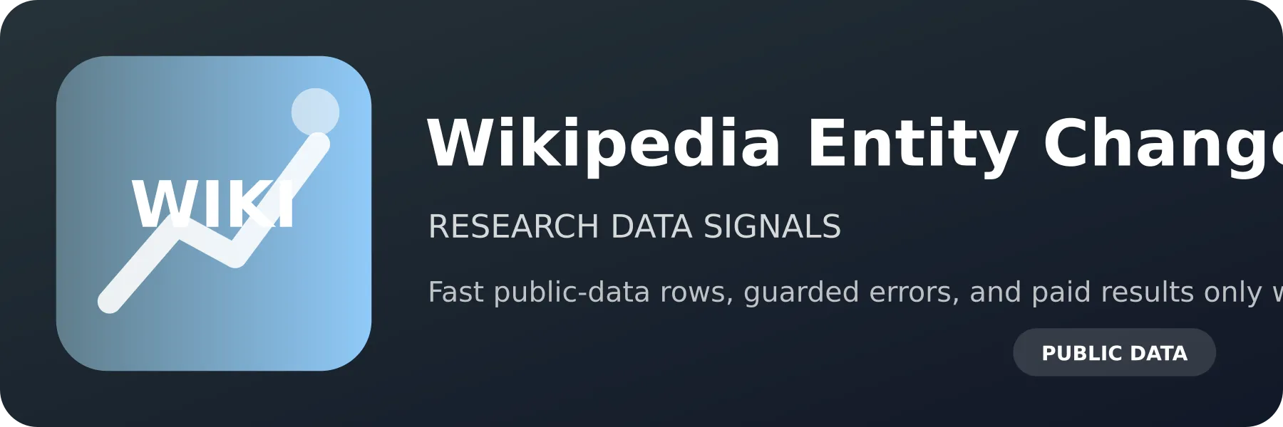 Wikipedia Entity Change Scraper logo