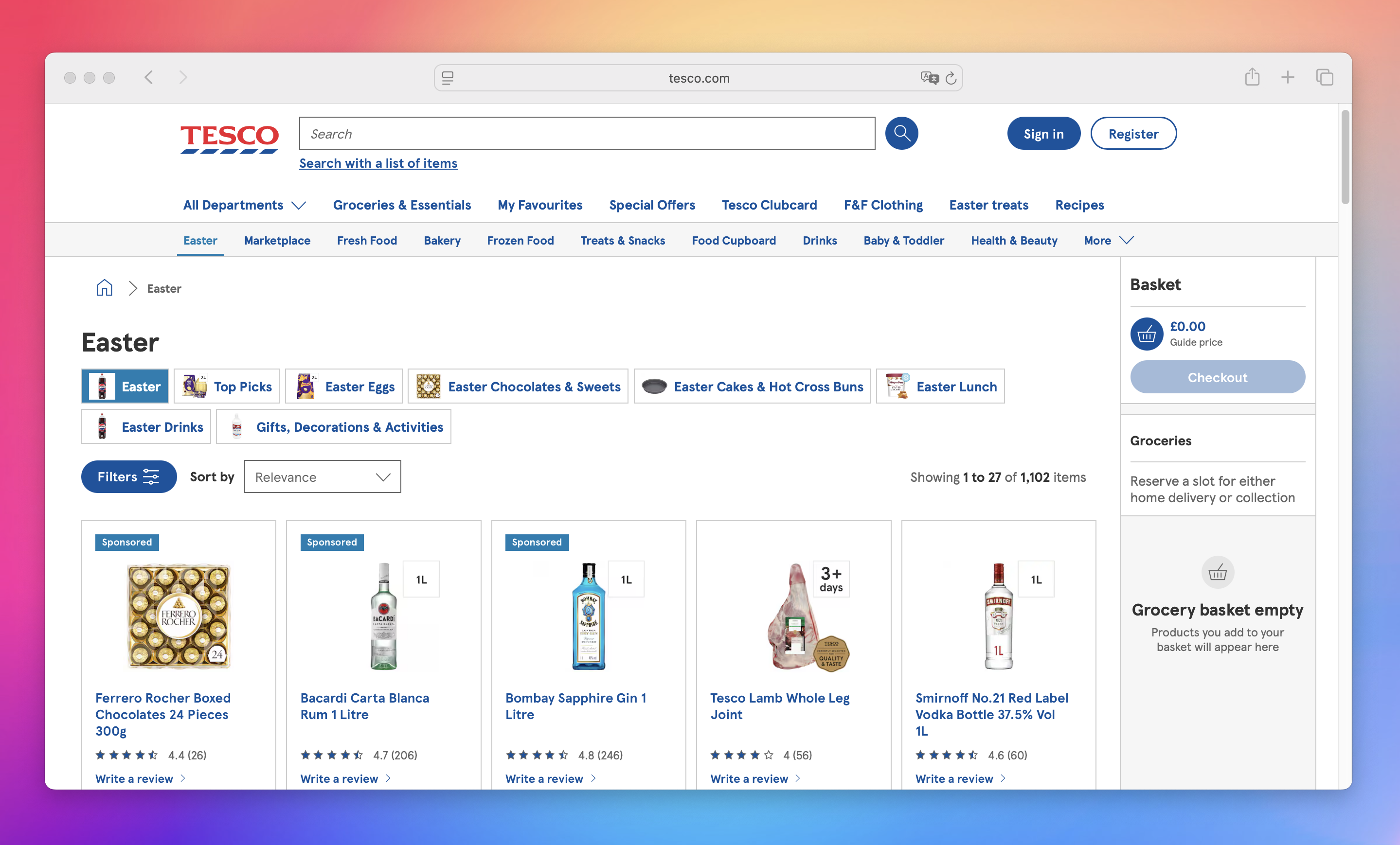 Tesco Grocery Products Scraper Cover Image