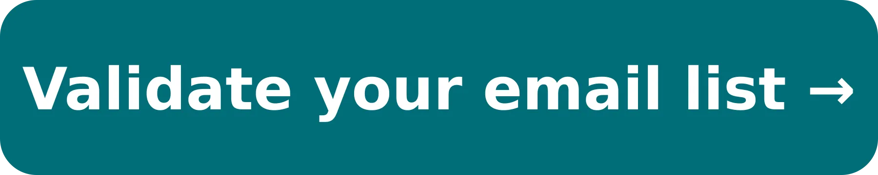 Validate your email list