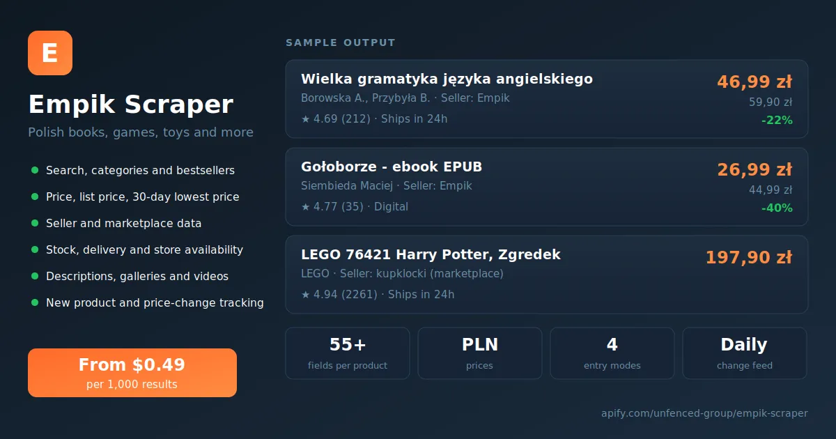 Empik Scraper