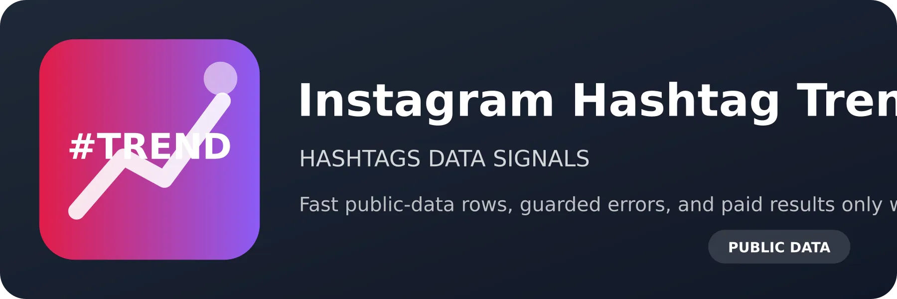 Instagram Hashtag Trend Scraper logo