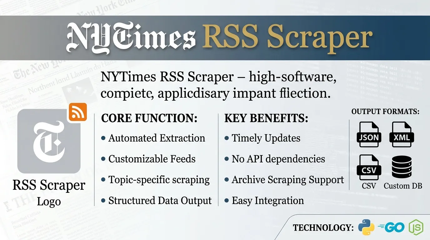 NYTimes RSS Scraper