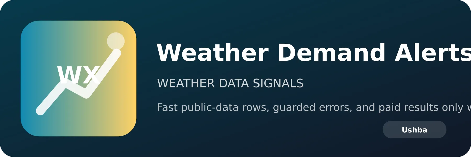 Weather Demand Alerts logo