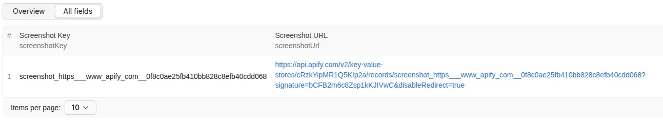 Website Screenshot Generator output