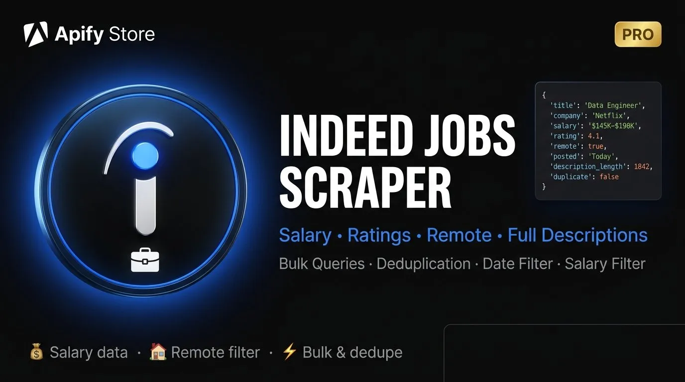 Indeed Scraper Pro