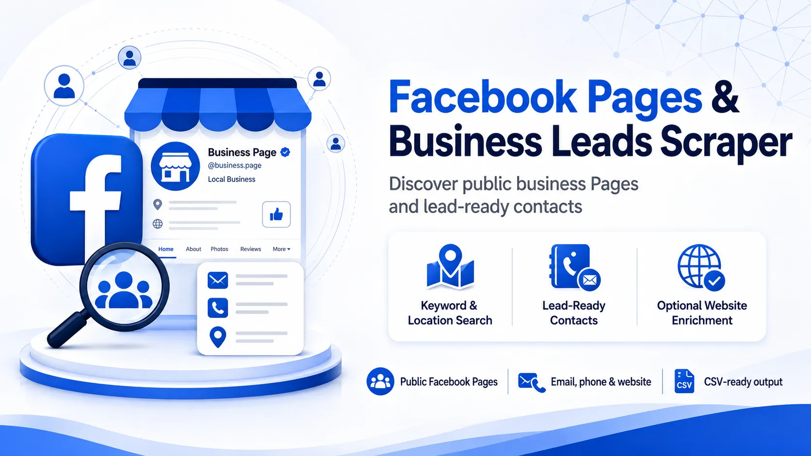 Facebook Pages & Business Leads Scraper