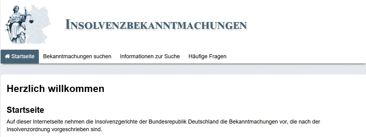 German Insolvency Announcements Scraper