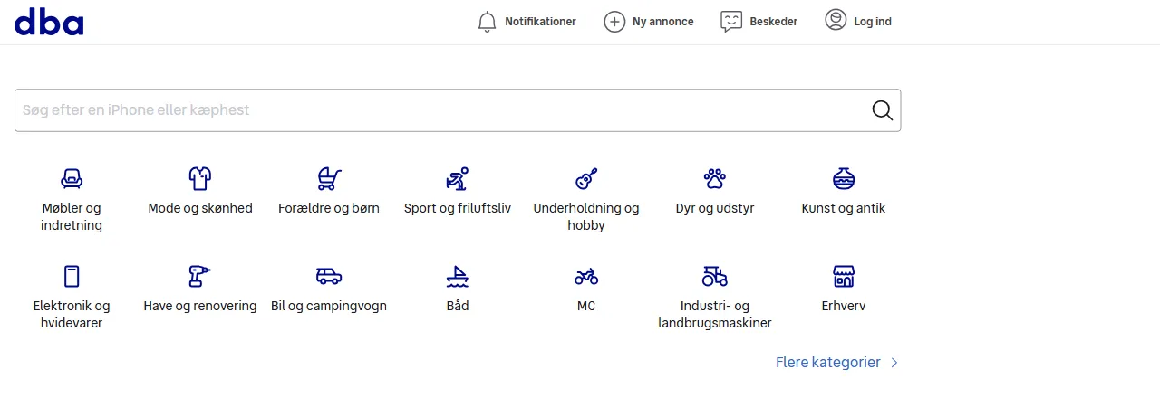 DBA.dk Marketplace Listings Scraper