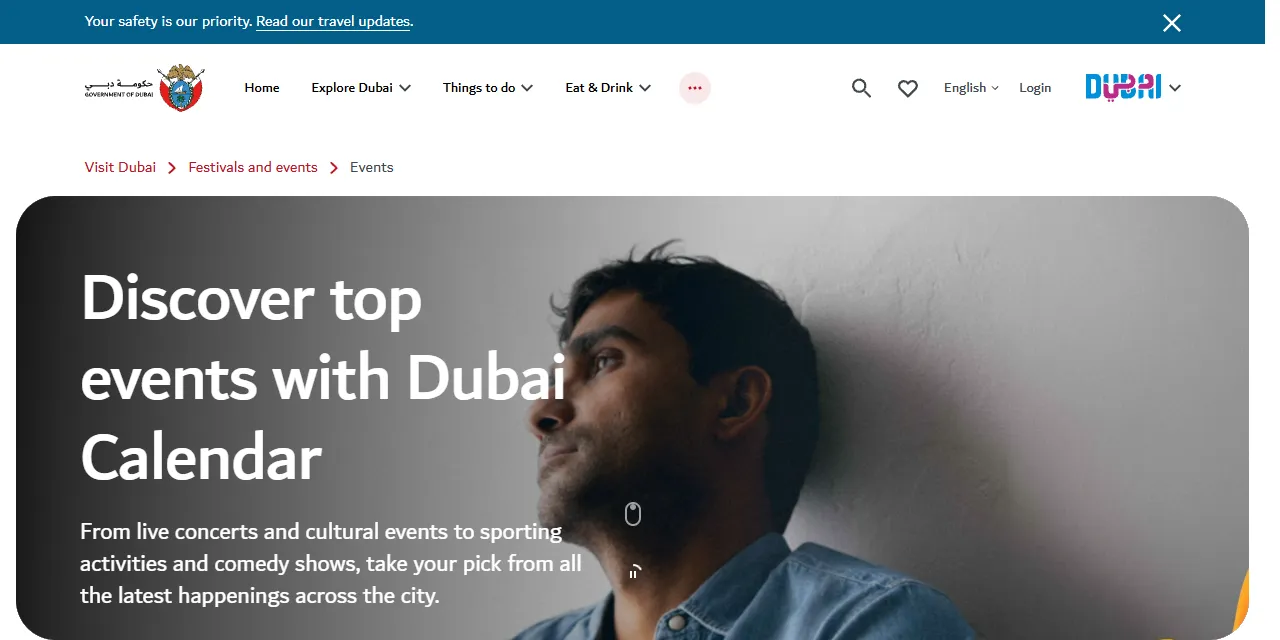 Visit Dubai Events Scraper