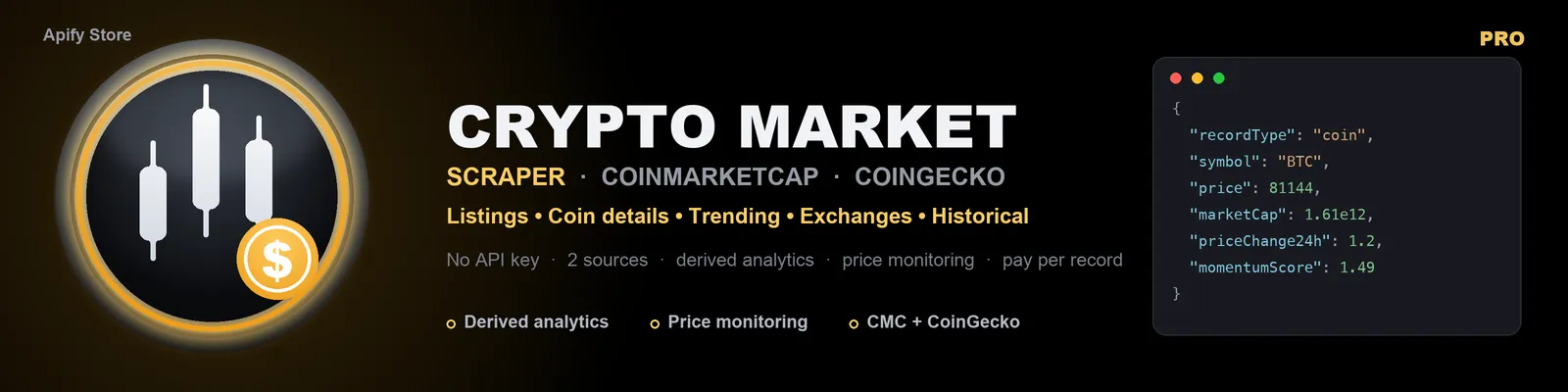 Crypto Market Scraper