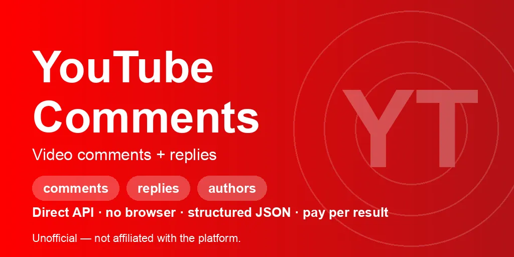 youtube-comments-scraper