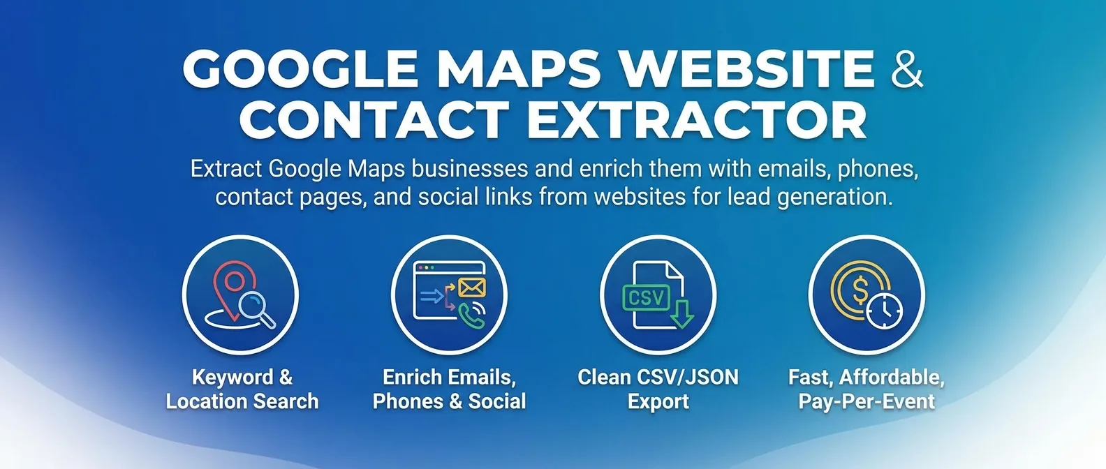 Google Maps Website & Contact Extractor