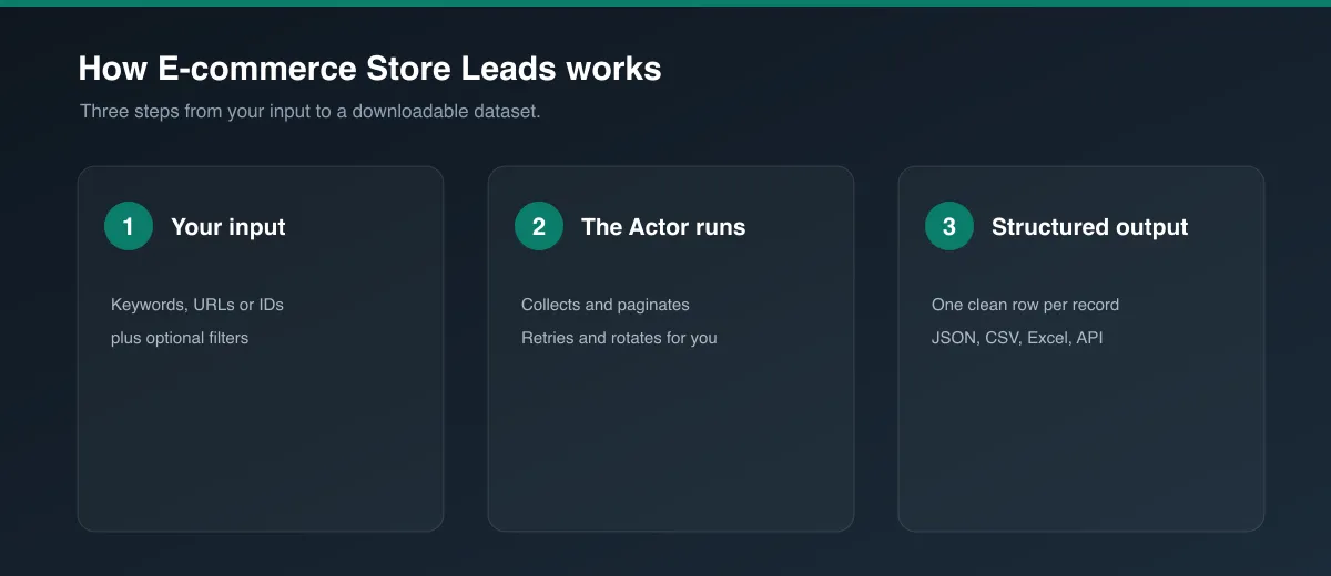 How E-commerce Store Leads works
