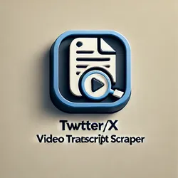 Twitter/X Video Transcript Scraper ｜ Free｜ 2025 avatar