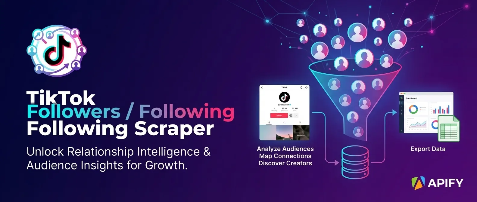 TikTok Followers / Following Scraper