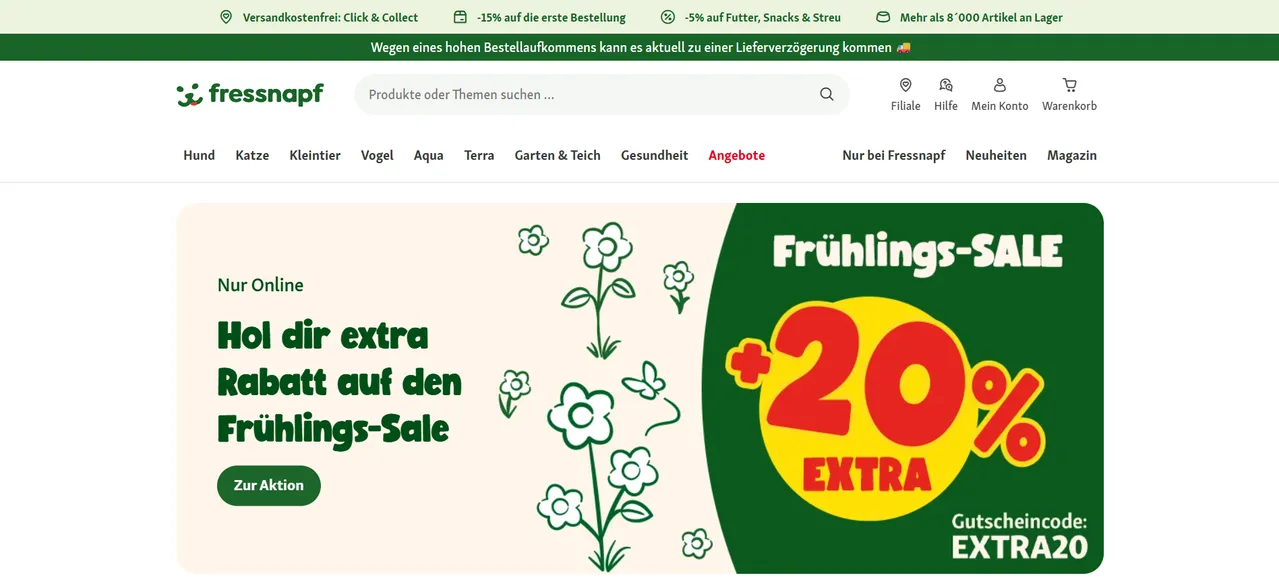 Fressnapf.ch Scraper