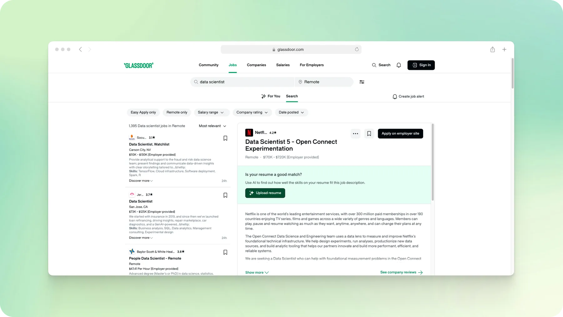 Glassdoor Jobs Scraper Cover Image