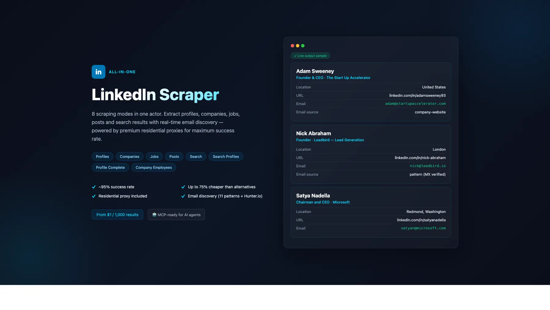 Linkedin Scraper