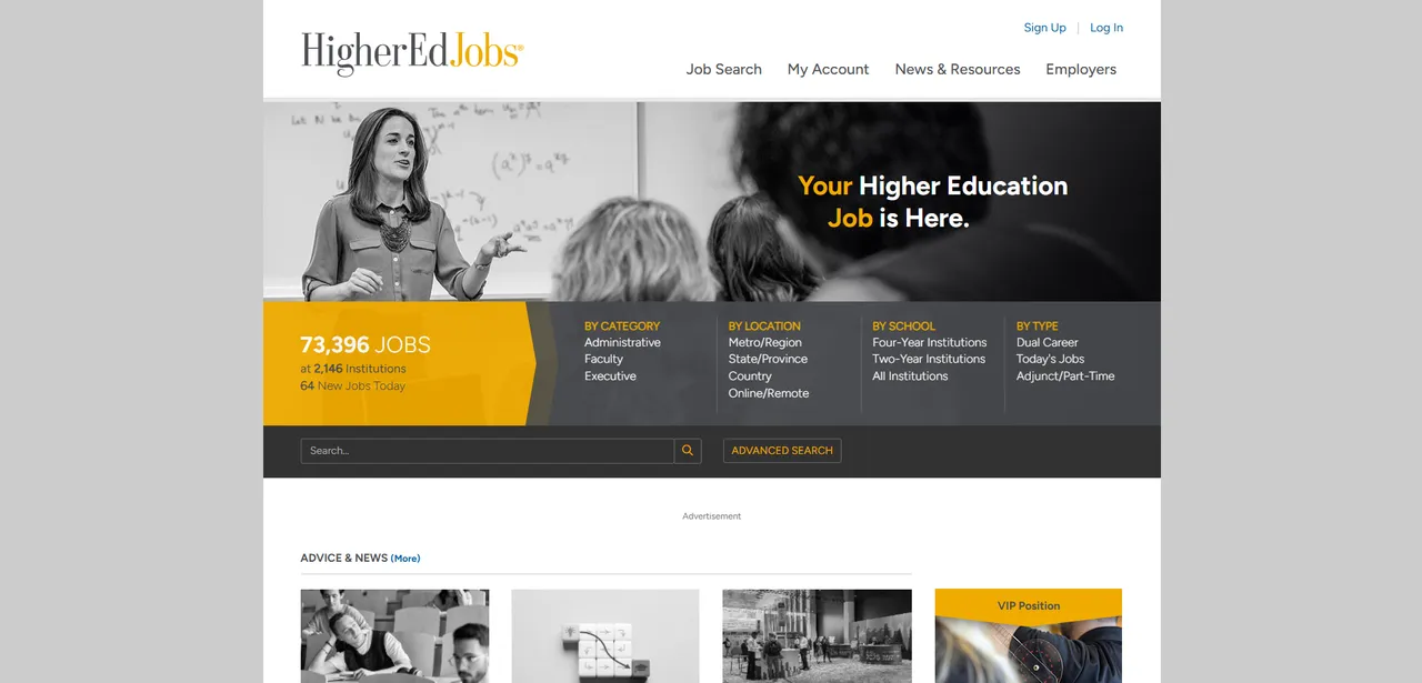 HigherEdJobs.com Scraper