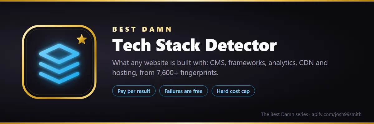 tech-stack-detector banner