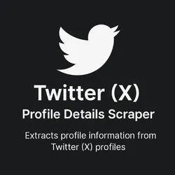 Twitter (X) Profile Details Scraper avatar
