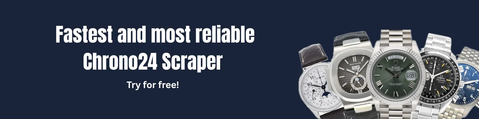Chrono24 Scraper Banner