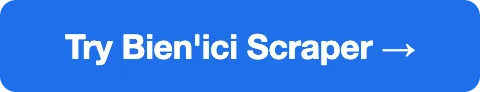Try Bien'ici Scraper