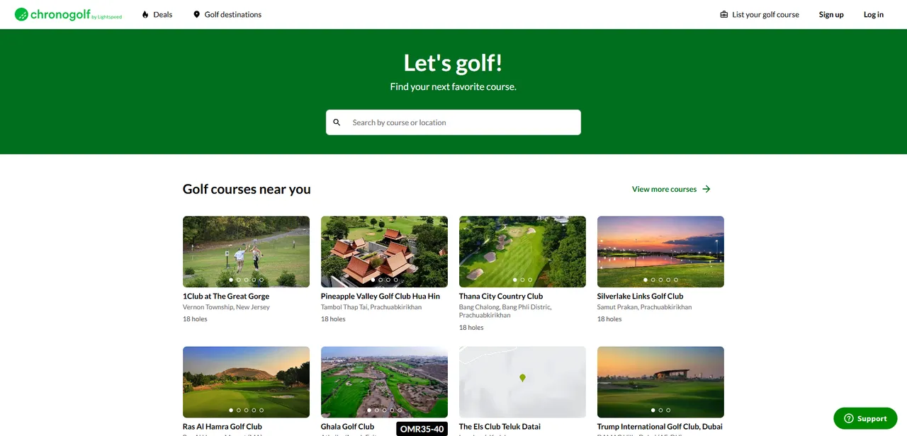 Chronogolf.com Scraper