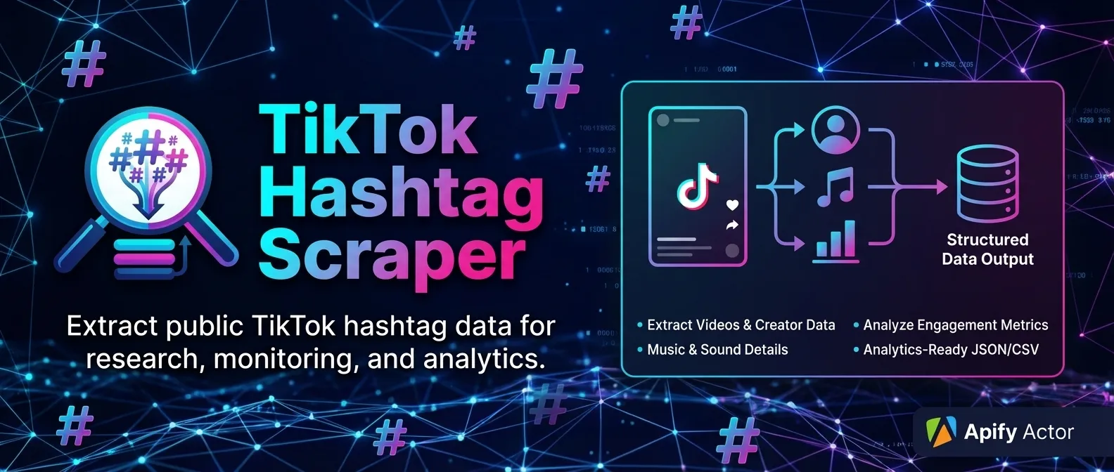TikTok Hashtag Scraper