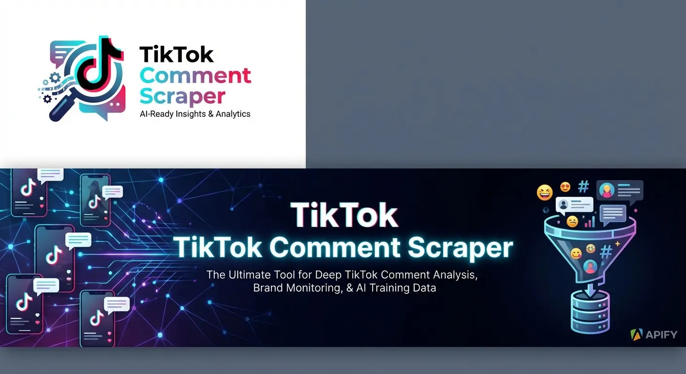 TikTok Comment Scraper — extract comments, replies, and author metadata at scale TikTok Comment Scraper
