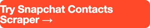 Try Snapchat Contacts Scraper