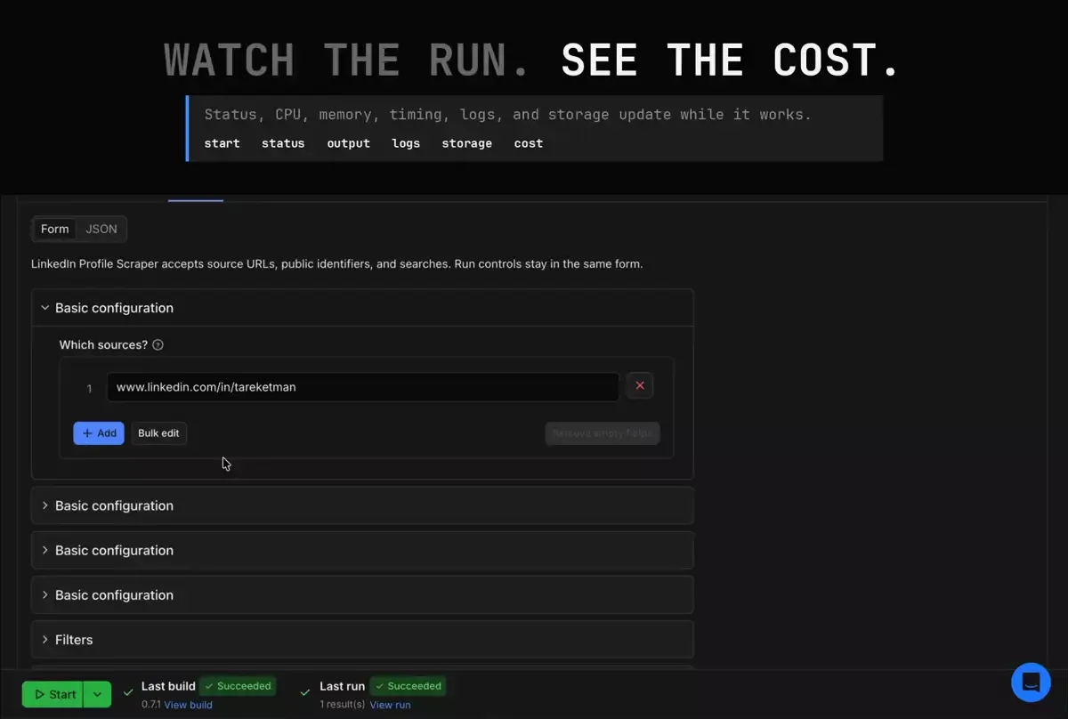 Google Maps Email Scraper input and result demonstration