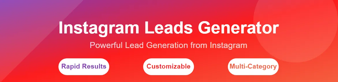 Instagram Leads Generator