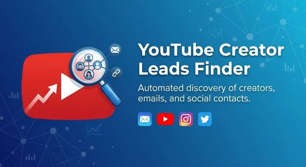 YouTube Creator Leads Finder