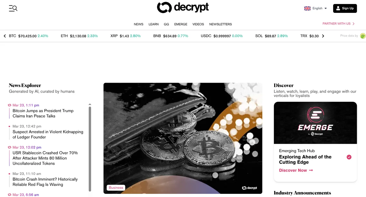 Decrypt Website