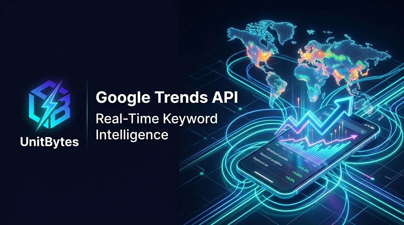 Google Trends Real-Time & Historical API by UnitBytes