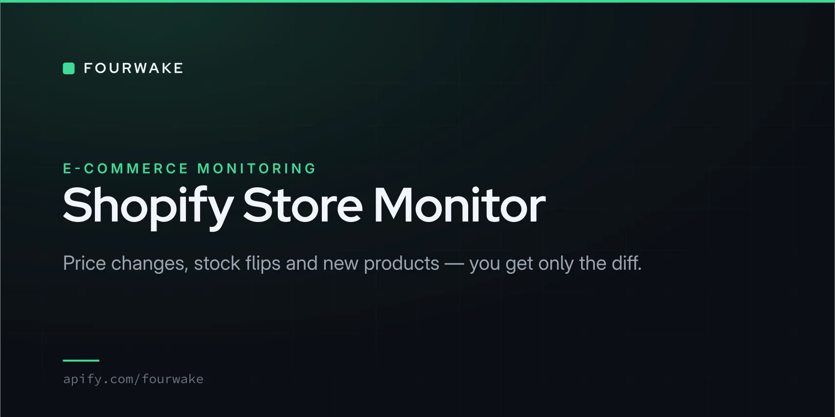 Shopify Store Monitor — price tracker, stock & new products