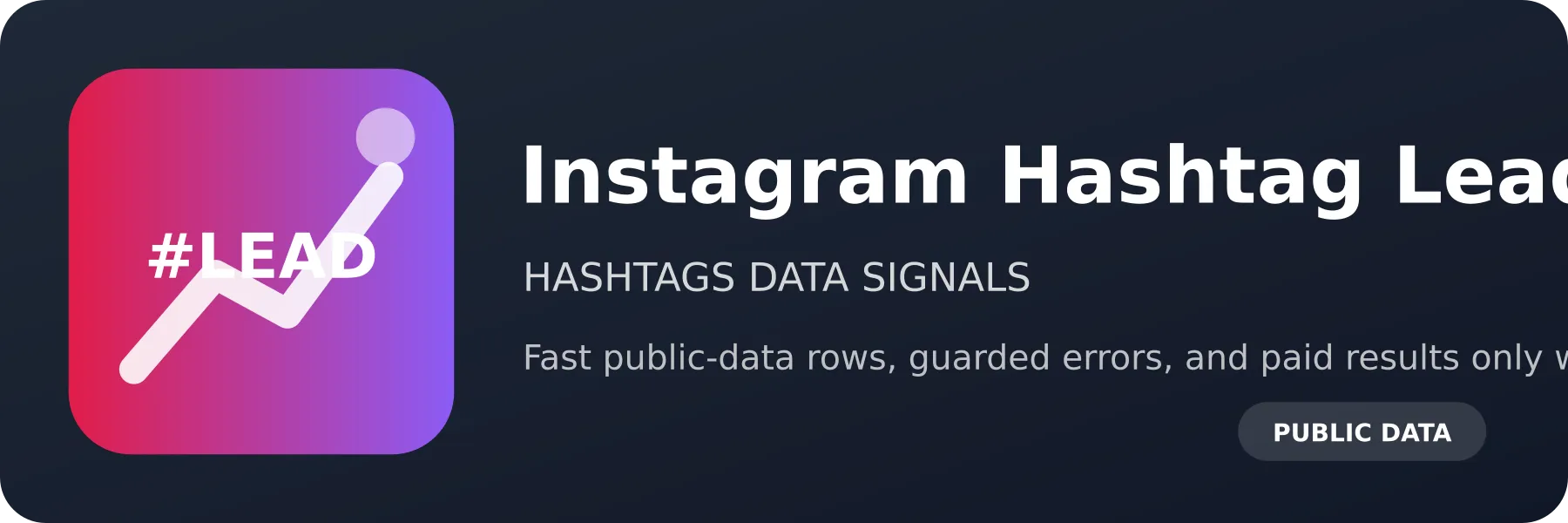 Instagram Hashtag Lead Finder logo