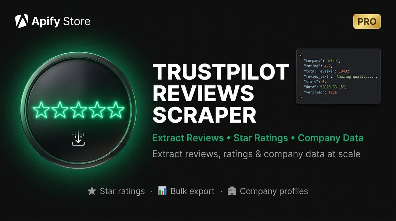 Trustpilot Reviews Scraper