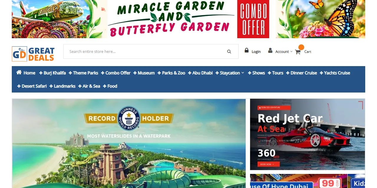 Great Deals UAE Scraper - Attractions & Tours