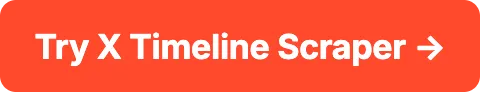Try X Timeline Scraper