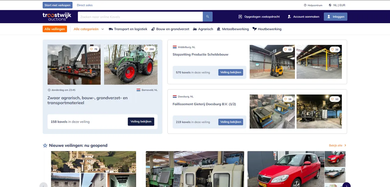 Troostwijkauctions.com Scraper