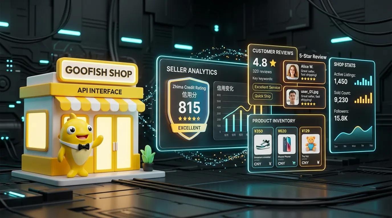 Goofish Sellers & Reviews Scraper by ScraperPro