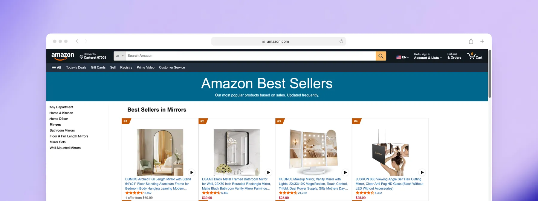 Amazon Sales Rank Scraper Cover Image