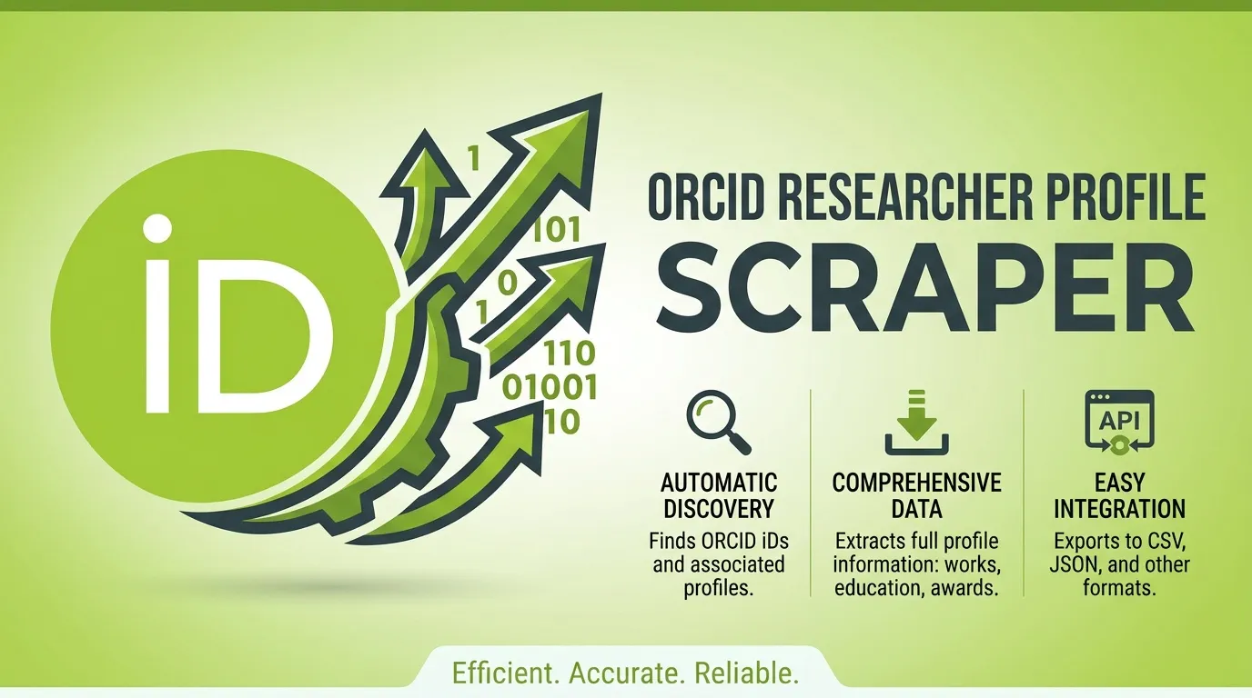 ORCID Scraper – Researcher Profiles and Affiliations