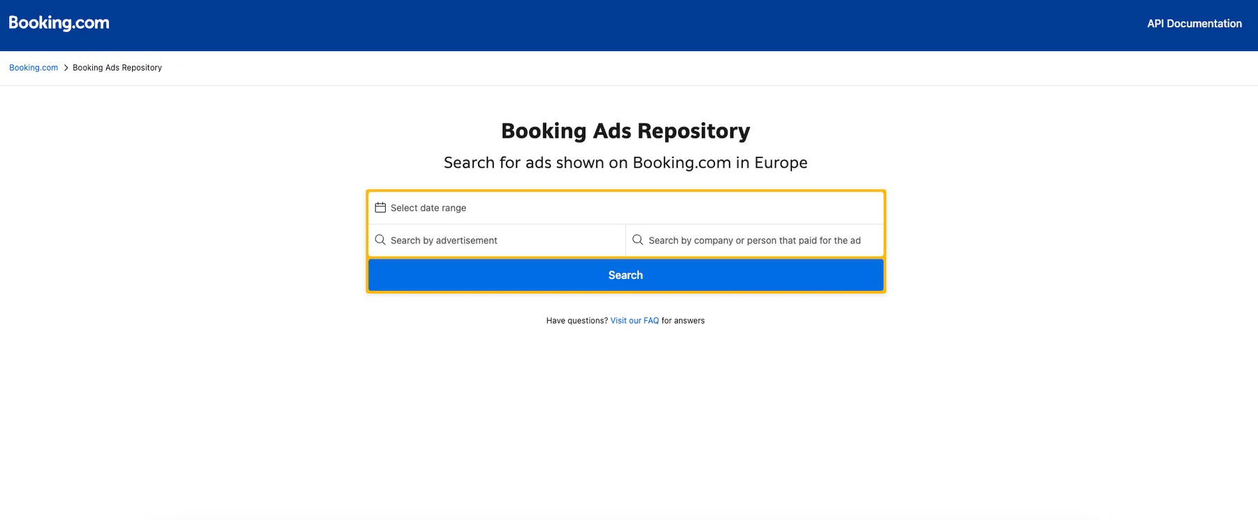 Booking Ads Scraper