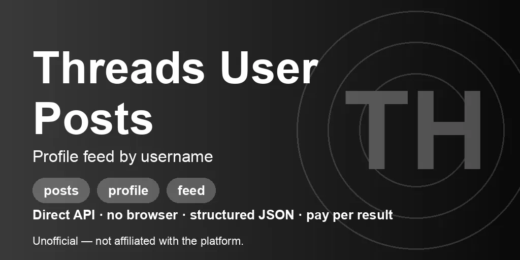 threads-user-posts-scraper
