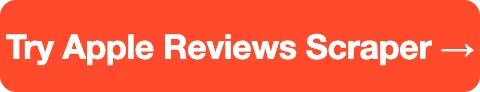 Try Apple Reviews Scraper