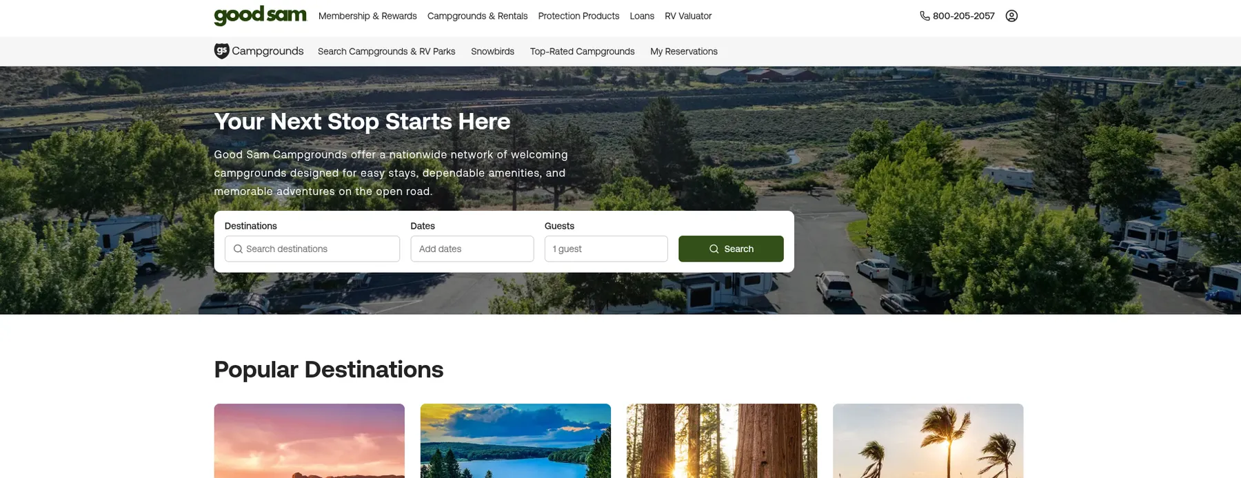Good Sam Campgrounds & RV Parks Scraper