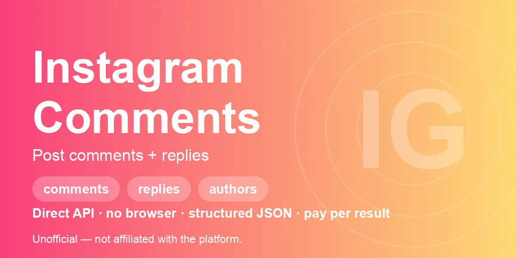 instagram-comments-scraper